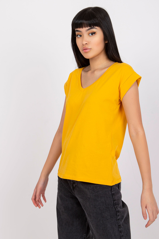 Světle oranžové basic tričko Atlanta...