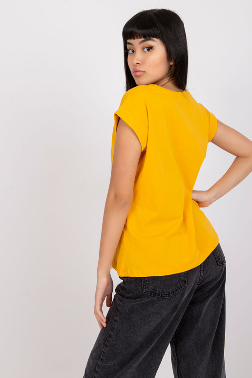 Světle oranžové basic tričko Atlanta...