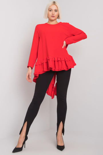 Červená halenka s volánem... 2