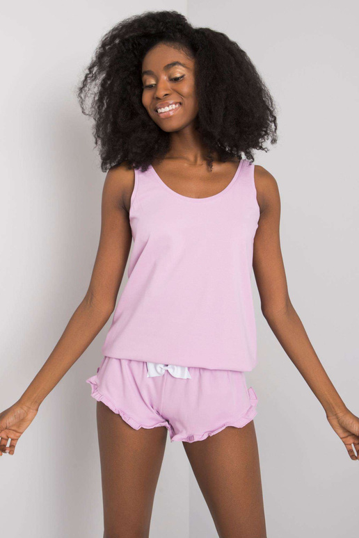 Světle fialové bavlněné pyžamo Stacy...