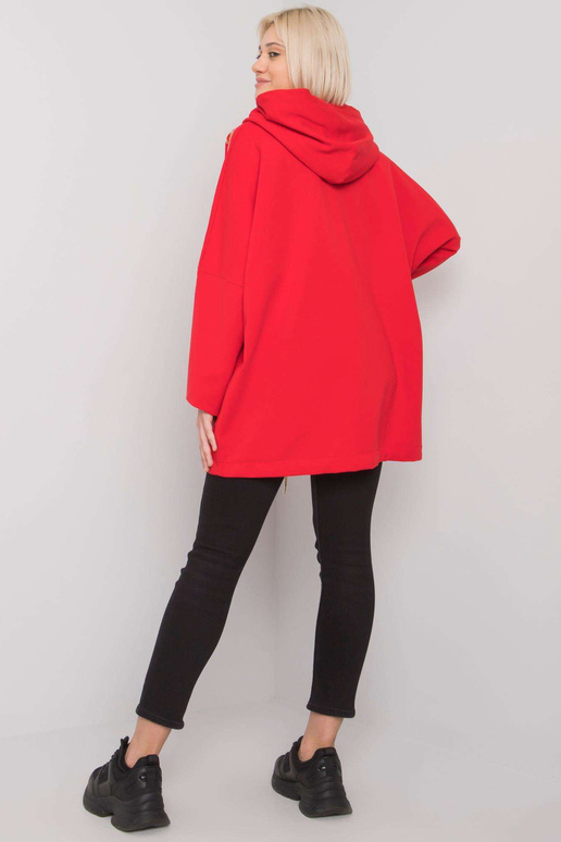 Červená mikina Athens na zip