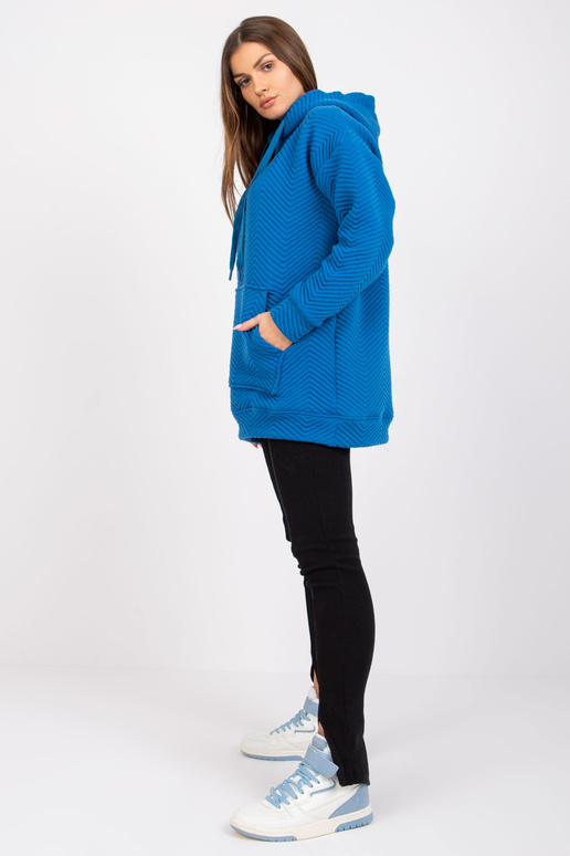 Tmavě modrá klokaní mikina Atlanta...