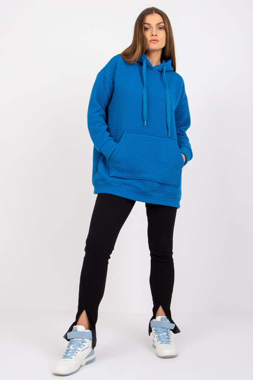 Tmavě modrá klokaní mikina Atlanta...