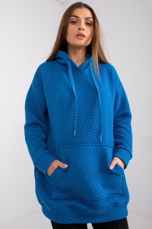 Tmavě modrá klokaní mikina Atlanta...