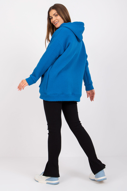 Tmavě modrá klokaní mikina Atlanta...