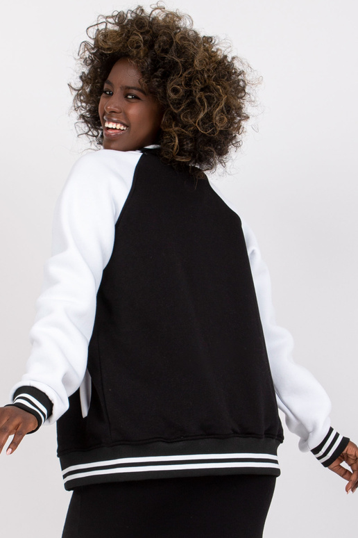 Černobílá bomber mikina Porto RUE PARIS