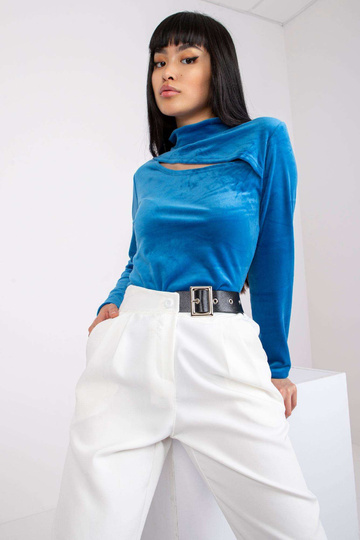 Dámská modrá velurová...