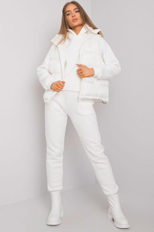 Bílá souprava s vestou Aysel