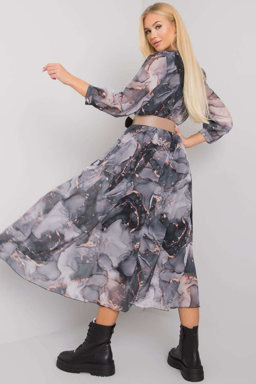 Černošedé šaty Janesville na ramínka