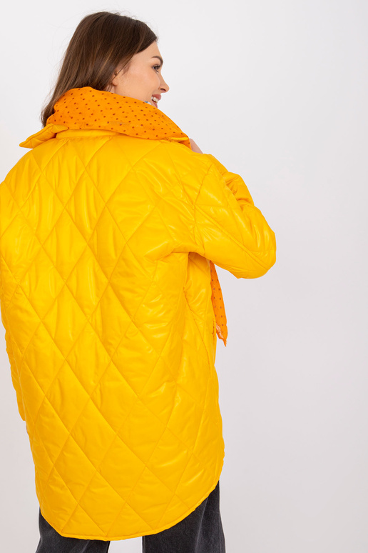 Bílo-oranžová zavinovačka s potisky