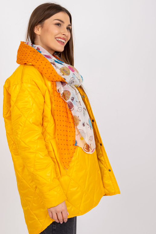 Bílo-oranžová zavinovačka s potisky