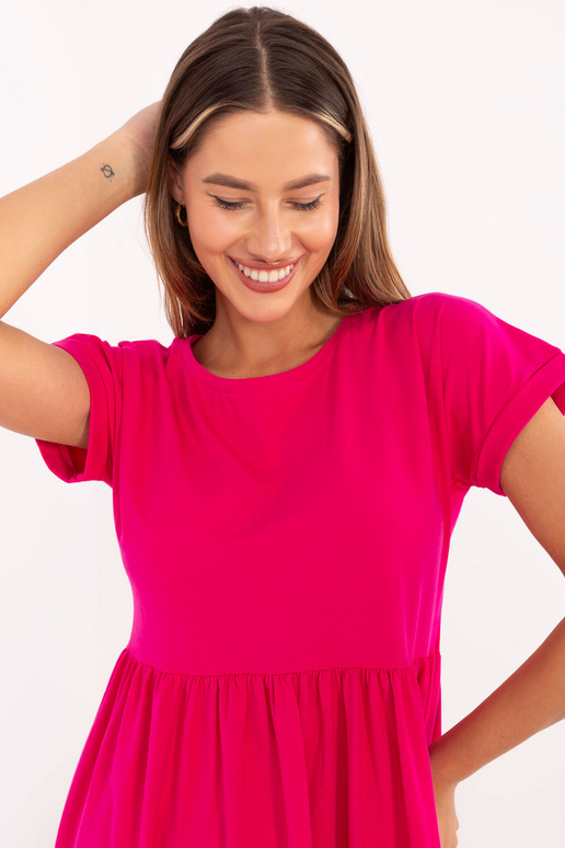 Fuchsiové šaty Dita RUE PARIS