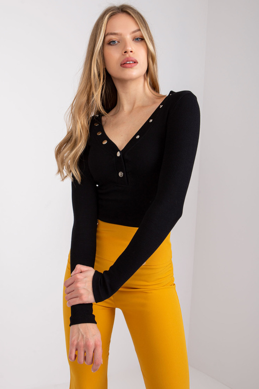 Černá proužkovaná halenka Tracy RUE... Černá proužkovaná halenka Tracy RUE...