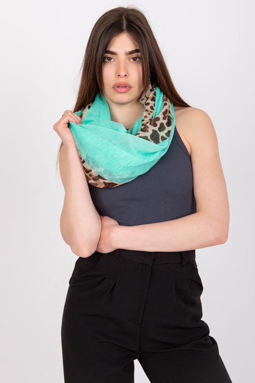 Mátový šátek s potiskem leopru