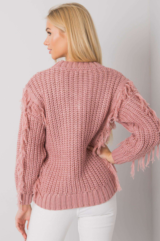 Špinavě růžový svetr s copánky Oregon...