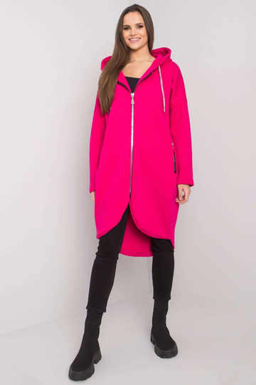 Fuchsiová dlouhá mikina pro... 2