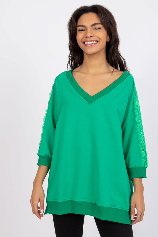 Zelená ležérní halenka Leja RUE PARIS