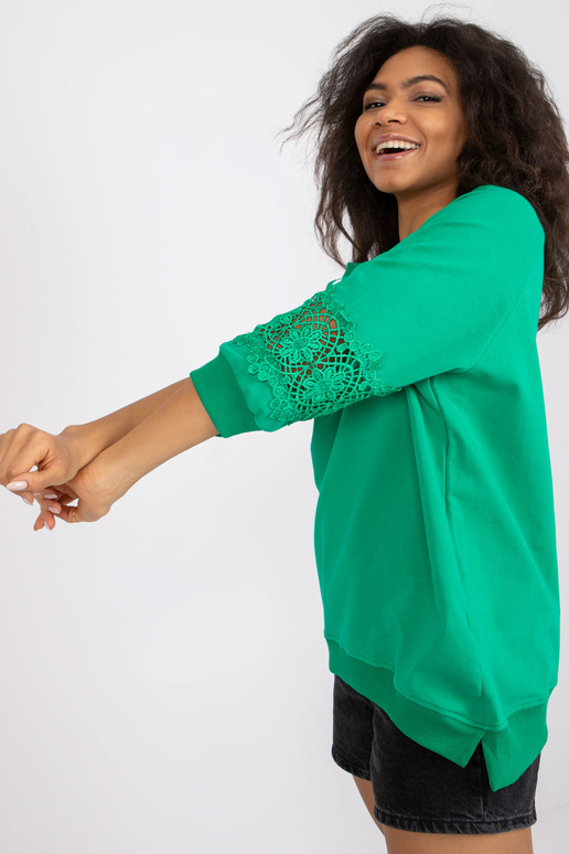 Zelená ležérní halenka Torino RUE PARIS