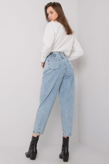 Modré dámské mom jeans... 2