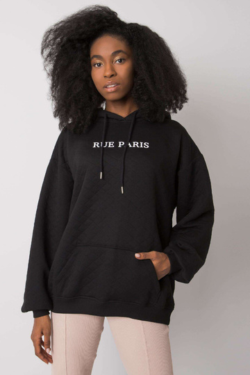 Černá prošívaná mikina...