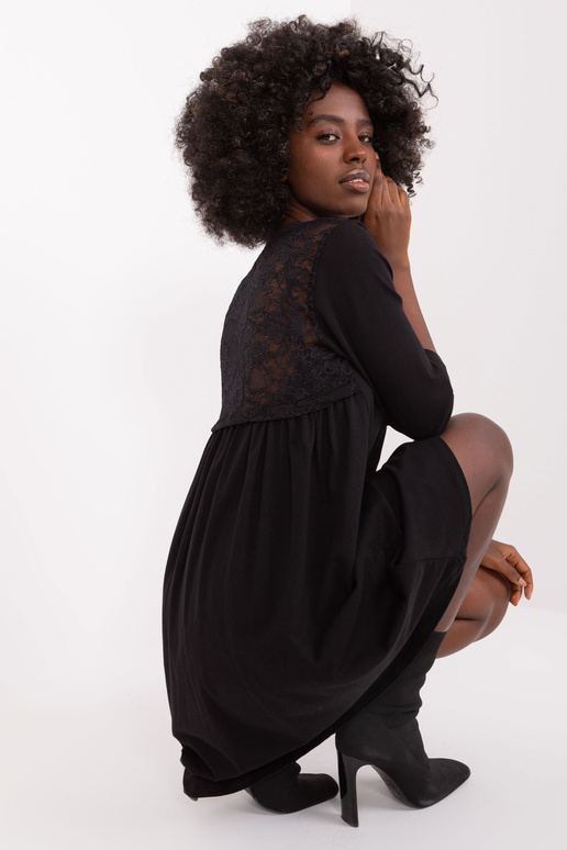 Dámské černé šaty s krajkou Jamelia...