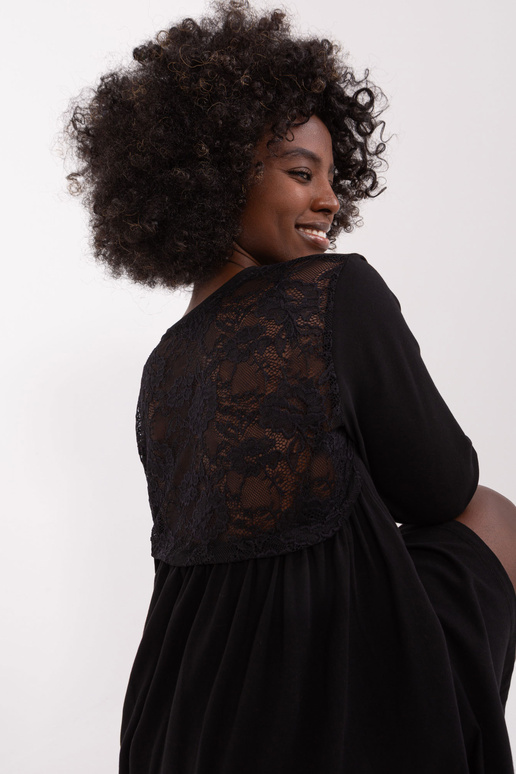 Dámské černé šaty s krajkou Jamelia...