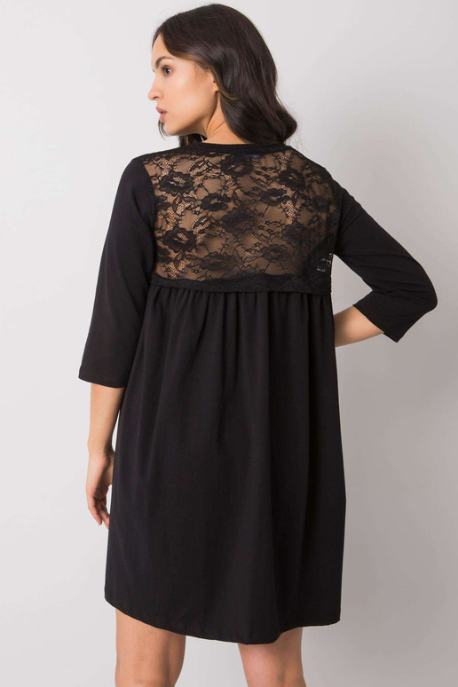 Dámské černé šaty s krajkou Jamelia...
