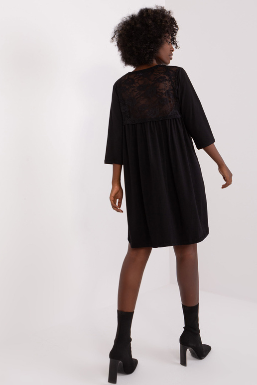 Dámské černé šaty s krajkou Jamelia...