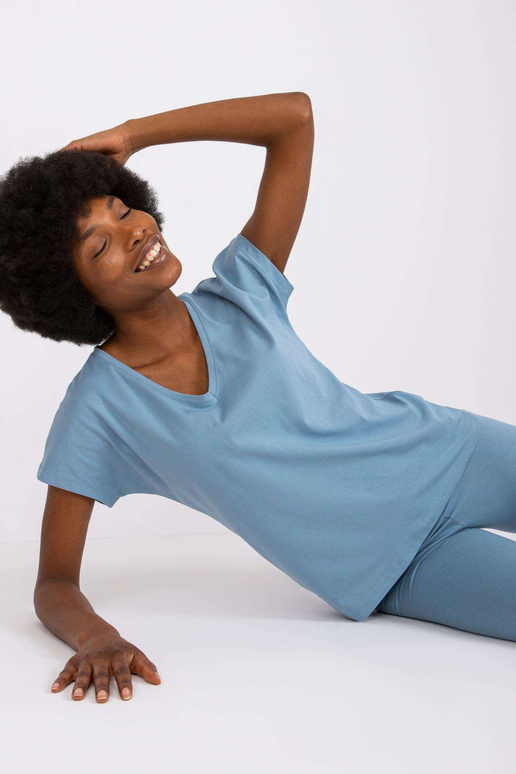 Špinavě modré tričko pro ženy Arlette