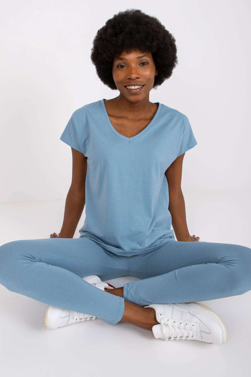 Špinavě modré tričko pro ženy Arlette