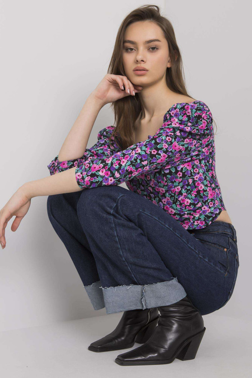 Tmavě modré široké džíny Hartford