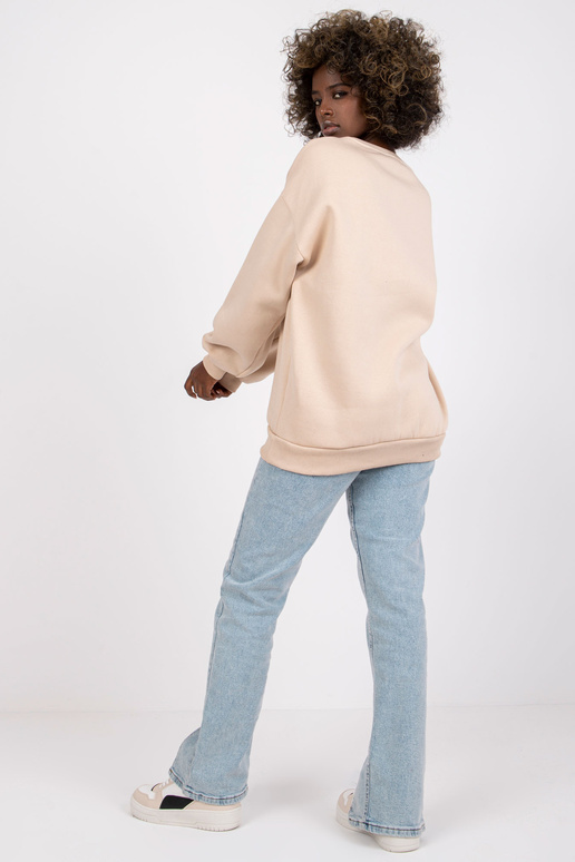 Béžová mikina s nápisem Madeira