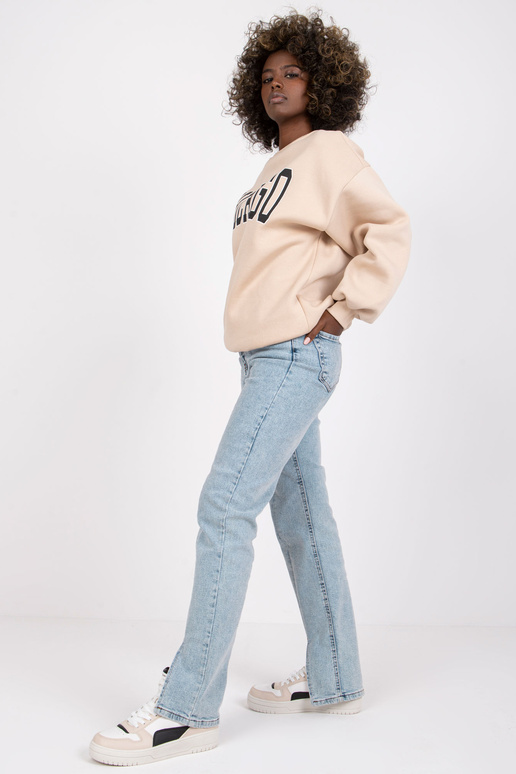 Béžová mikina s nápisem Madeira