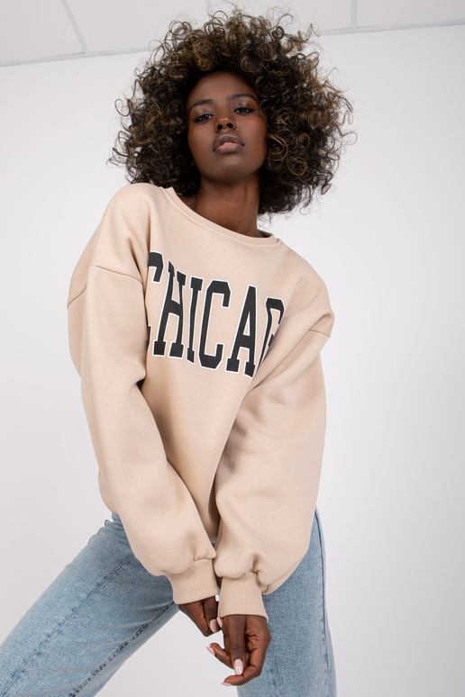 Béžová mikina s nápisem Madeira