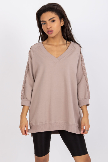 Tmavě béžová ležérní... 2