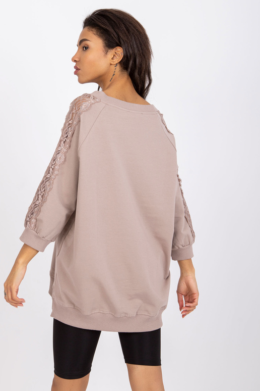 Tmavě béžová ležérní halenka Leja RUE...