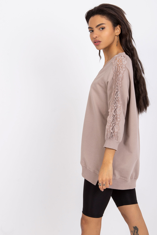 Tmavě béžová ležérní halenka Leja RUE...