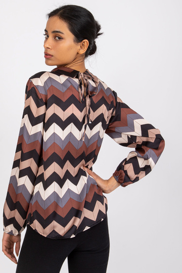 Černá vzorovaná halenka... 2