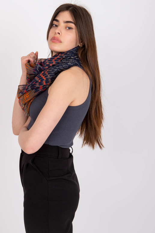 Námořnická modrá a oranžová dámská...