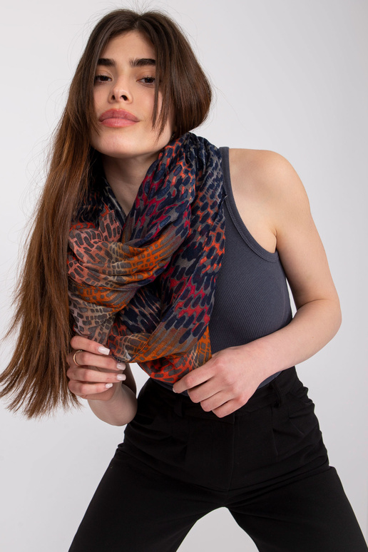 Námořnická modrá a oranžová dámská...