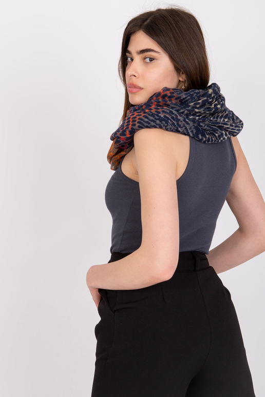 Námořnická modrá a oranžová dámská...