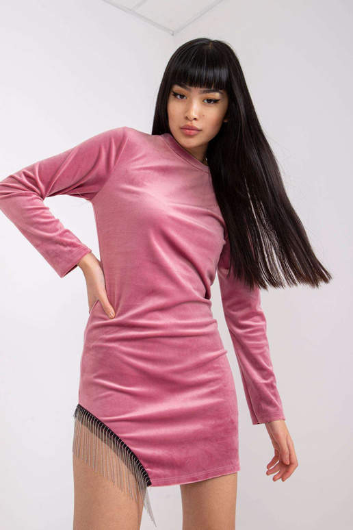 Melissa Dirty Pink Velur šaty