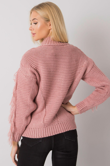 Špinavě růžový svetr s... 2