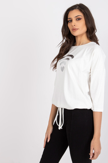 Ecru dámská halenka s...