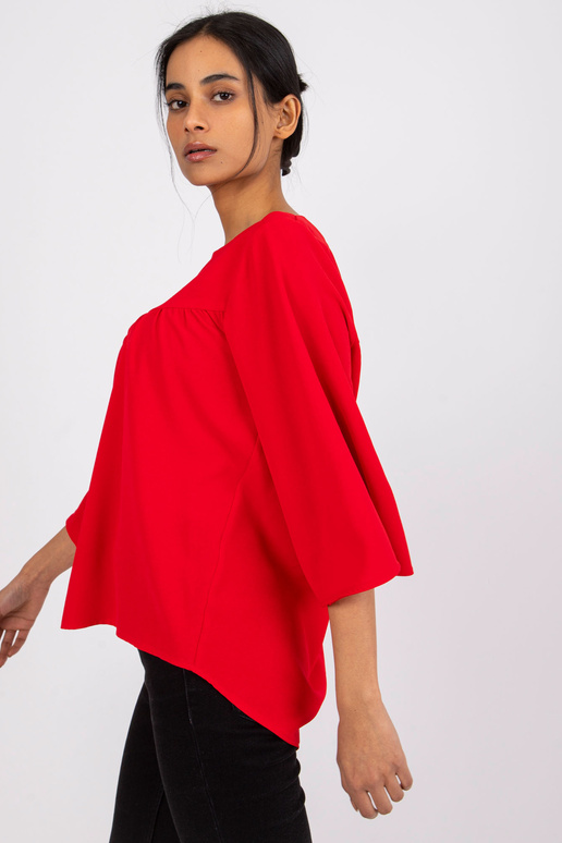 Červená volná halenka Anita RUE PARIS Červená volná halenka Anita RUE PARIS