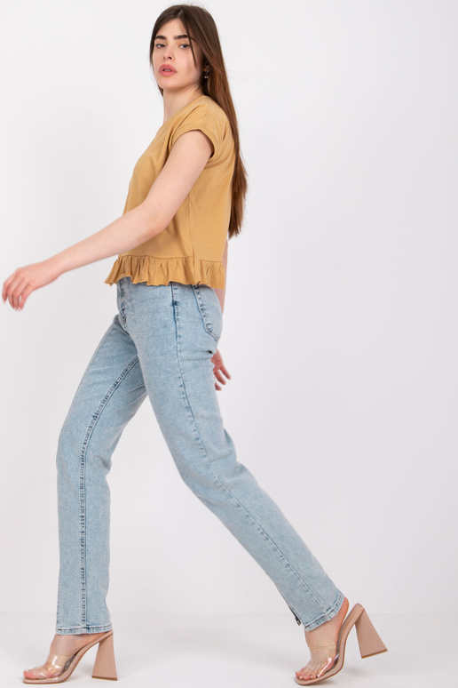 Velbloudí tričko s volánky od Hierro...