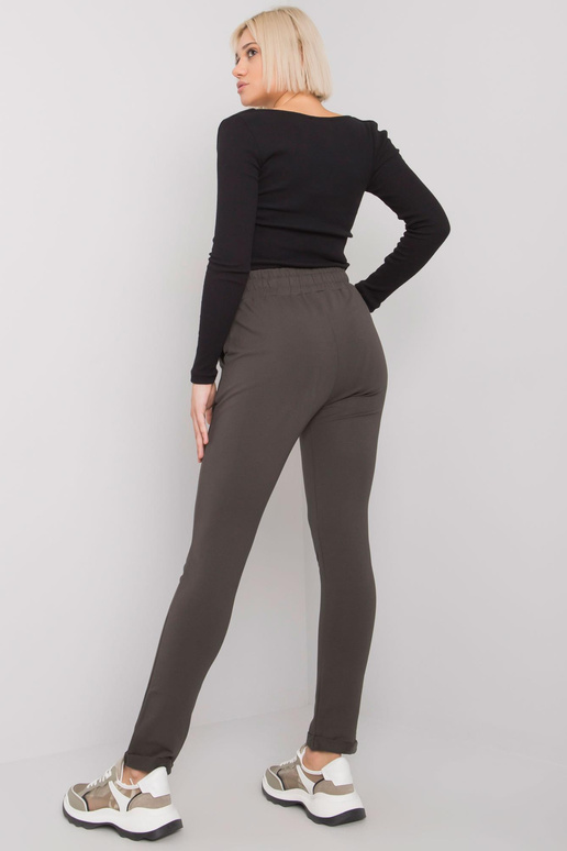 Tmavé khaki dámské tepláky Leeds Tmavé khaki dámské tepláky Leeds