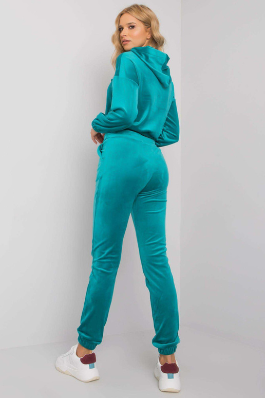 Tyrkysová dvoudílná souprava s...