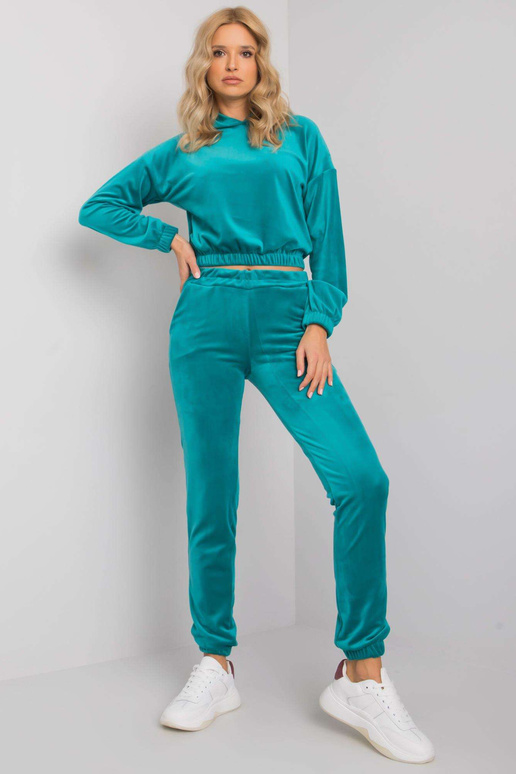 Tyrkysová dvoudílná souprava s...