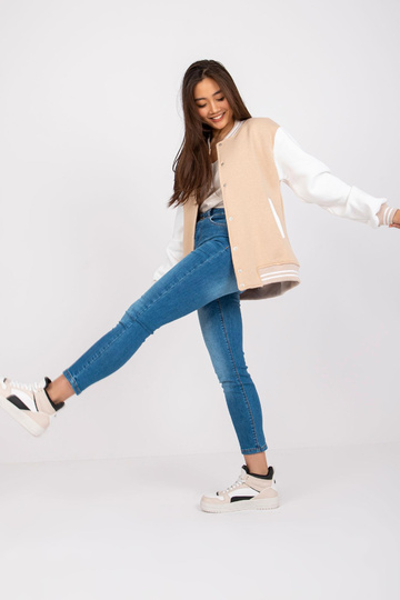 Béžová dámská bomber mikina...